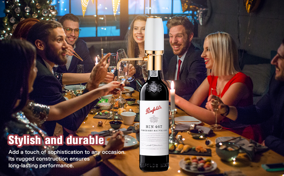 Electric Wine Aerator Pourer with Stopper, Automatic Wine Bottle Dispenser Machine with USB Rechargeable and Multi-Smart Wine Decanter, Best Wine Gifts for Wine Lovers