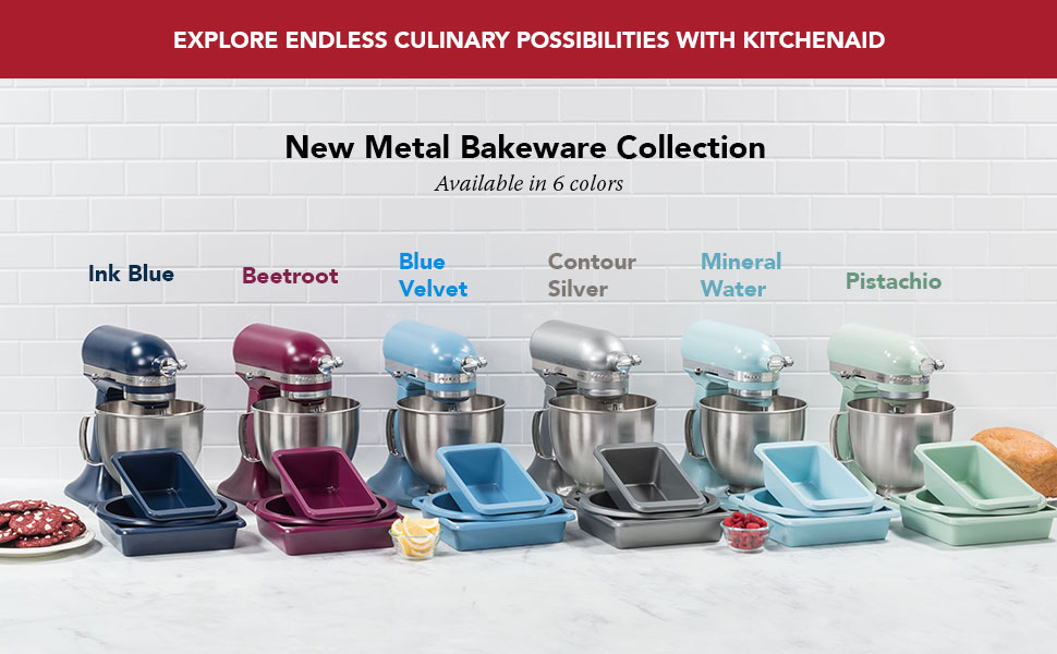 KitchenAid 24-Cup Nonstick Aluminized Steel Mini Muffin Pan, Contour Silver