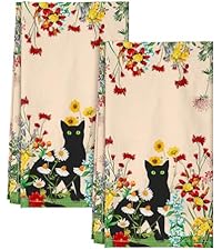 Swedish Dishcloths for Kitchen - 5 Pack Reusable Dish Cloths for Washing Dishes Absorbent Cute Funny Kitchen Towels Cleaning Sponge, Animal Forest