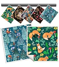 Swedish Dishcloths for Kitchen - 5 Pack Reusable Dish Cloths for Washing Dishes Absorbent Cute Funny Kitchen Towels Cleaning Sponge, Animal Forest