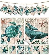 Swedish Dishcloths for Kitchen - 5 Pack Reusable Dish Cloths for Washing Dishes Absorbent Cute Funny Kitchen Towels Cleaning Sponge, Animal Forest