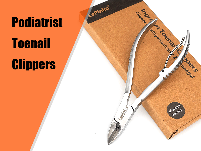 Heavy Duty Podiatrist Toenail Clippers for Thick and Ingrown Nails, Hand Forged Stainless Steel Toe Nail Clippers for Men Women Seniors
