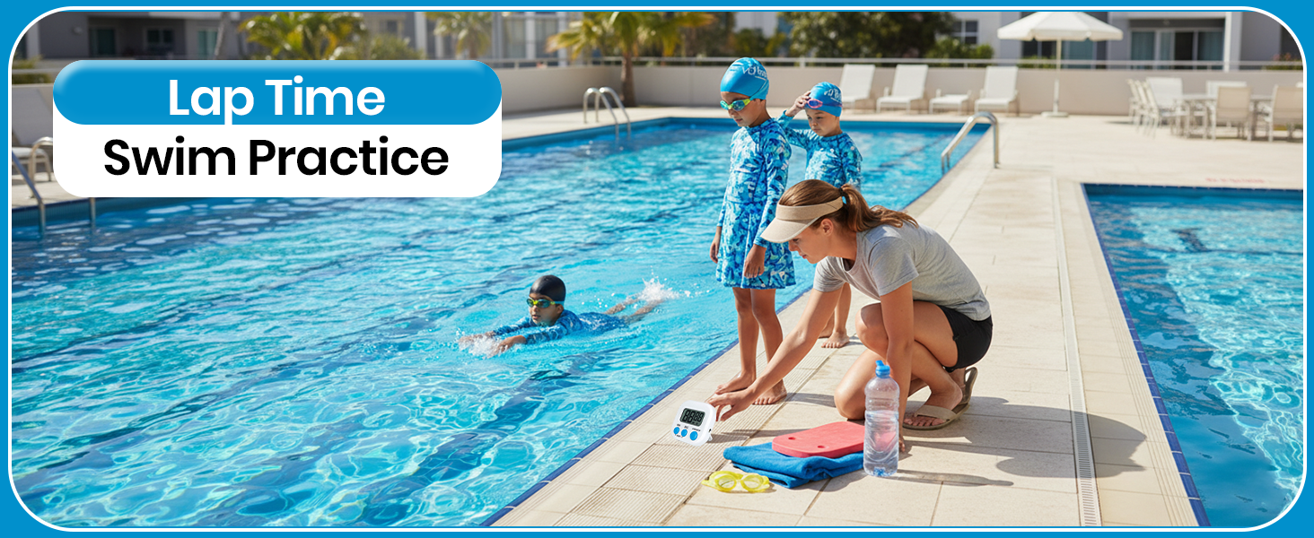 Kitchen Timers for Cooking and Baking with Big Digital Numbers and Loud Alarm Used in Cooking, Classroom, and Office.