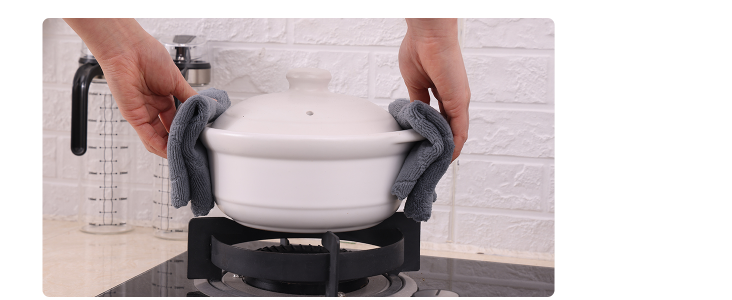 Mordimy 12 Pack Kitchen Cloths Dish Towels (10