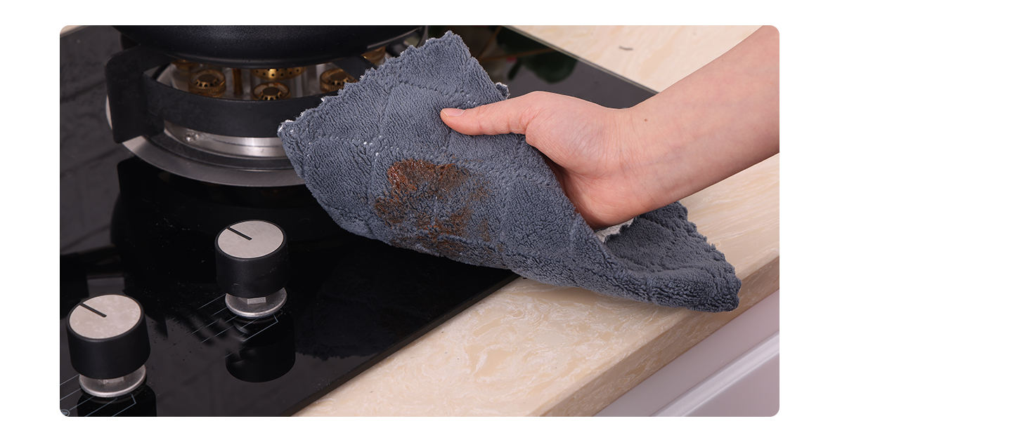 Mordimy 12 Pack Kitchen Cloths Dish Towels (10