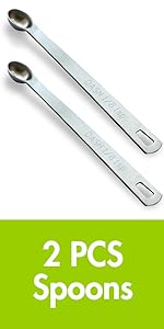 2PCS 1tbsp (3tsp, 15ml, 1/2oz) Single Measuring Spoon, Stainless Steel Individual Teaspoons Only