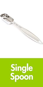 2PCS 1tbsp (3tsp, 15ml, 1/2oz) Single Measuring Spoon, Stainless Steel Individual Teaspoons Only
