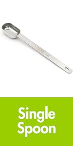 2PCS 1tbsp (3tsp, 15ml, 1/2oz) Single Measuring Spoon, Stainless Steel Individual Teaspoons Only