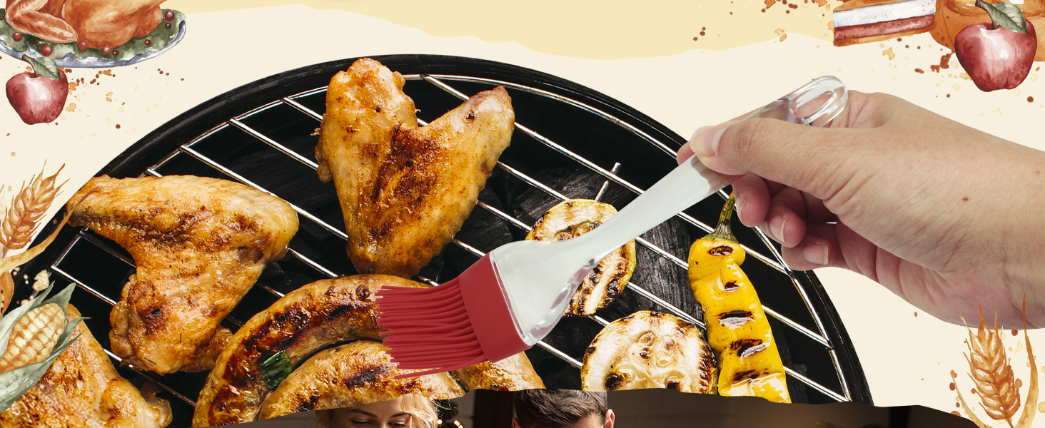 Professional Turkey Baster Meat Injector Syringe Kit, Baster for Cooking Thanksgiving & Christmas Turkey, Injector Marinades for Meats, Full Set with Basting Brush, Meat Shredder Claws, Large Capacity