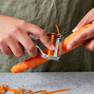 Milk Street Precision Peeler – Stainless Steel Vegetable Peeler with Replaceable Blades, Durable & Dishwasher Safe Potato Peeler for Effortless Veggie Prep