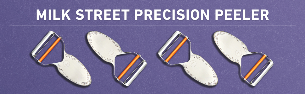 Milk Street Precision Peeler – Stainless Steel Vegetable Peeler with Replaceable Blades, Durable & Dishwasher Safe Potato Peeler for Effortless Veggie Prep