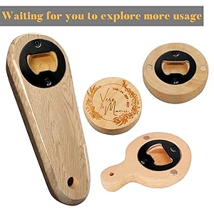 Bottle Opener Insert - 20 Sets Stainless Steel Inserts Kit with Screws Screwdriver for DIY Resin Mould Kit Hardware Parts Supply（black)