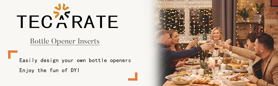 Bottle Opener Insert - 20 Sets Stainless Steel Inserts Kit with Screws Screwdriver for DIY Resin Mould Kit Hardware Parts Supply（black)