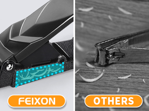 Nail Clippers for Men Women with Catcher - No Mess,Self-Collecting Heavy Duty Nail Clippers for Fingernails & Toenails, for Adult,Home,Travel,Gifts (No Splash Design)