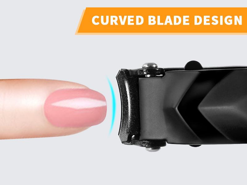 Nail Clippers for Men Women with Catcher - No Mess,Self-Collecting Heavy Duty Nail Clippers for Fingernails & Toenails, for Adult,Home,Travel,Gifts (No Splash Design)