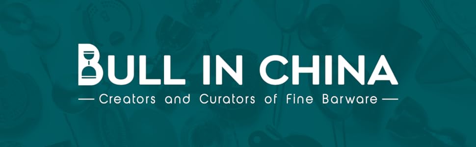 Bull in China Antique Style Hawthorne Rainbow Chrome | Bar Hand Strainer | Cocktail Strainer | Sieve for Bartending | Mixing Glass Strainer