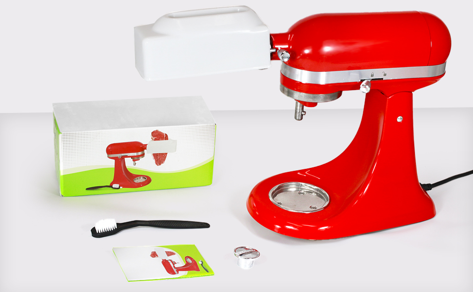 Electric Meat Tenderizer Attachment for All KitchenAid Stand Mixers, KitchenAid Attachment, Steak Tenderizer Meat Cuber Accesssories with Stainless Steel Gears, Meat Tenderizer Tool