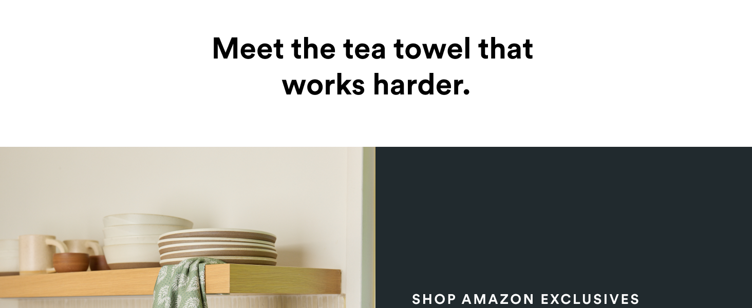 GEOMETRY Kitchen Dish Cloths - Quick Dry Dishcloths for Kitchen - Premium Dish Rags with Geoweave - 3-Pack Set Night Reeds