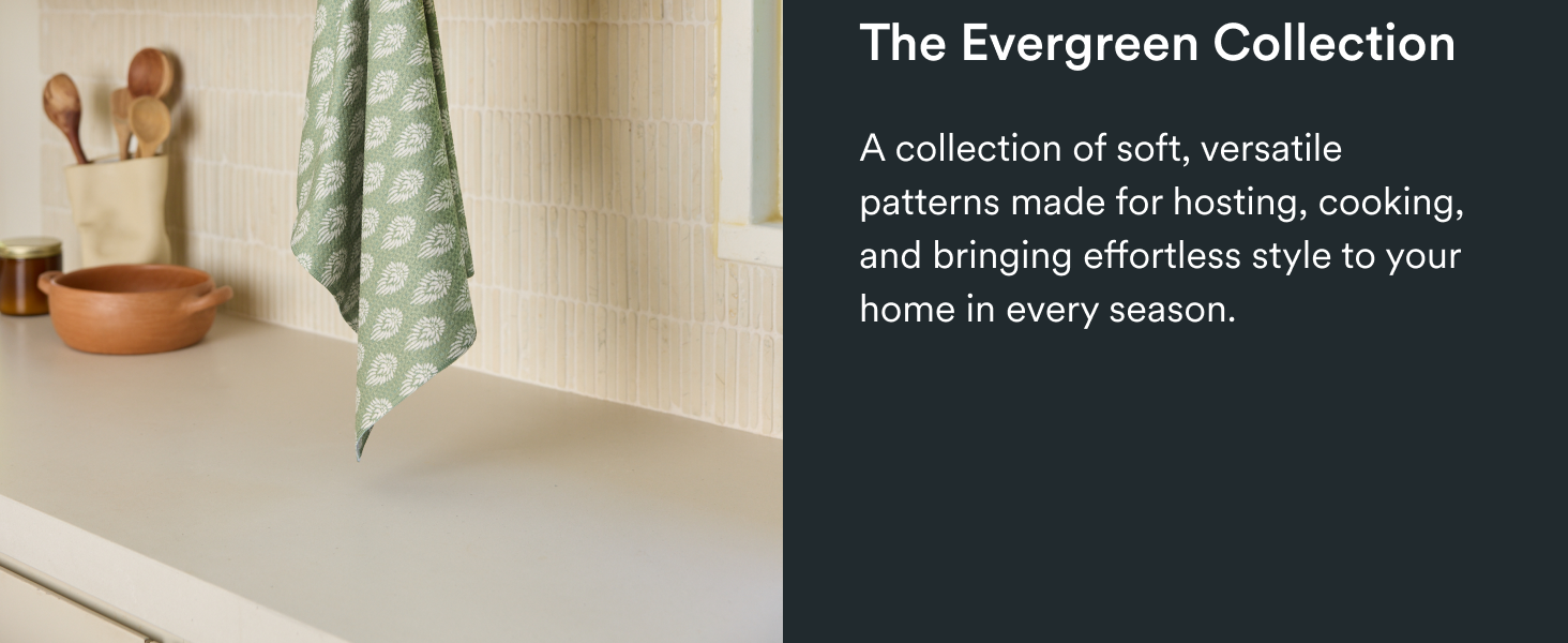 GEOMETRY Kitchen Dish Cloths - Quick Dry Dishcloths for Kitchen - Premium Dish Rags with Geoweave - 3-Pack Set Night Reeds