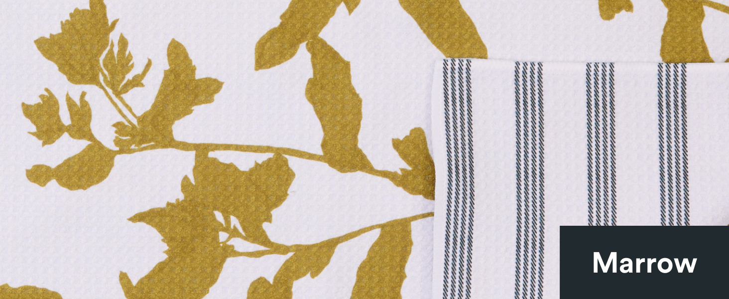 GEOMETRY Kitchen Dish Cloths - Quick Dry Dishcloths for Kitchen - Premium Dish Rags with Geoweave - 3-Pack Set Night Reeds