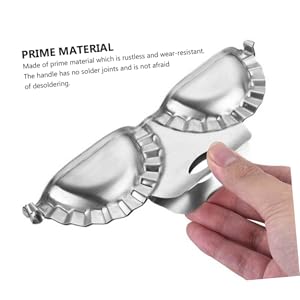 Upgraded Stainless Steel Dumpling Mold 2-Pack Rustless Dumpling Maker Tools for Homemade Pelmeni Ravioli Dough Pressing Kitchen Gadget