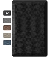 Ophanie Kitchen mats for Floor, 3/4 inch Thick, Kitchen Rugs, 20x39 Anti Fatigue Standing Cushioned Mat, Waterproof, Comfort Ergonomic mat for Office, Home, Sink, Grey Non-Slip Bottom