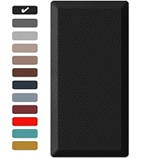 Ophanie Kitchen mats for Floor, 3/4 inch Thick, Kitchen Rugs, 20x39 Anti Fatigue Standing Cushioned Mat, Waterproof,Comfort Ergonomic mat for Office, Home, Sink, Brown Non-Slip Bottom