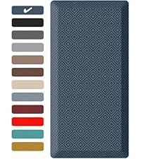 Ophanie Kitchen mats for Floor, 3/4 inch Thick, Kitchen Rugs, 20x39 Anti Fatigue Standing Cushioned Mat, Waterproof,Comfort Ergonomic mat for Office, Home, Sink, Brown Non-Slip Bottom