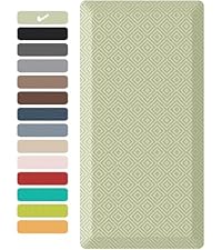 Ophanie Kitchen mats for Floor, 3/4 inch Thick, Kitchen Rugs, 20x39 Anti Fatigue Standing Cushioned Mat, Waterproof,Comfort Ergonomic mat for Office, Home, Sink, Brown Non-Slip Bottom