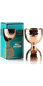 Hawthorne Strainer by Bull in China In Frosted Teal - Made In USA - High Density Spring Cocktail Strainer for Boston Shakers and Mixing Glasses for Bars & Bartenders