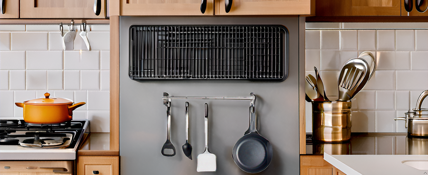 Stainless Steel Skimmer Spoon 16.92In Fine Mesh Oil Skimmer Ladle for Cooking Frying Hot Pot Fat Strainer Kitchen Utensil with Hanging Hole