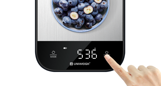 Food Scales for Kitchen,Digital Scale Grams and Ounces for Food Weight,Baking,Cooking,Meal Prep,Small Kitchen Scales with 7 Weighing Units/LED Display/Tare Function,Stainless Steel,Black