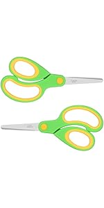 Left Handed Scissors Kitchen Shears, All Purpose Left Hand Heavy Duty Meat Scissors Poultry Shears, Lefty Tools Utensils, 2-Pack (Black/Red, Black/Gray)