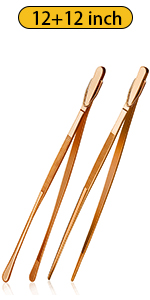 JETKONG Stainless Steel Kitchen Tongs, Serving Tongs for Cooking, 10.6