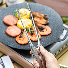 JETKONG Stainless Steel Kitchen Tongs, Serving Tongs for Cooking, 10.6