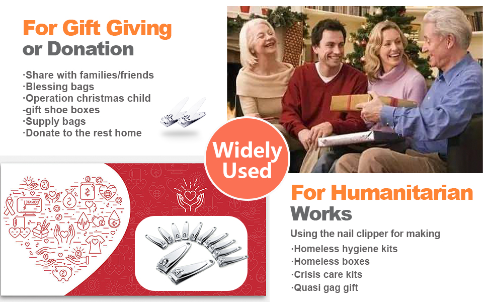 30-Pack Fingernail Clippers Pack, Stainless Steel Small Nail Clippers in Bulk, Portable Travel Mini Finger Nail Clippers for Women Men Homeless Care Package Supplies Bulk Set