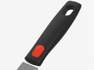 Beijiyi Stainless Steel Spatula Set, Heavy Duty Small Metal Spatula for Cooking Cast Iron Skillet with Silicone Handle - Griddle Grill Kitchen Spatula Flipper for Pancake, Fish, Smash Burger and Egg