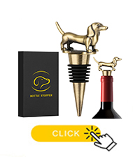 LKKCHER Deer Head Wine Bottle Pourer and Stopper Birthday Gifts Hunting Gifts for Hunters Men Dad Liquor Bottle Pourers Spout for Alcohol Spirits, Stag Gifts Wine Gifts, Bronze