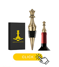 LKKCHER Deer Head Wine Bottle Pourer and Stopper Birthday Gifts Hunting Gifts for Hunters Men Dad Liquor Bottle Pourers Spout for Alcohol Spirits, Stag Gifts Wine Gifts, Bronze