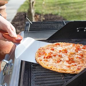 Outset Pizza Peel, Extra Large Bamboo Pizza Paddle, 18