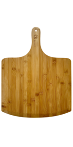 Outset Pizza Peel, Extra Large Bamboo Pizza Paddle, 18