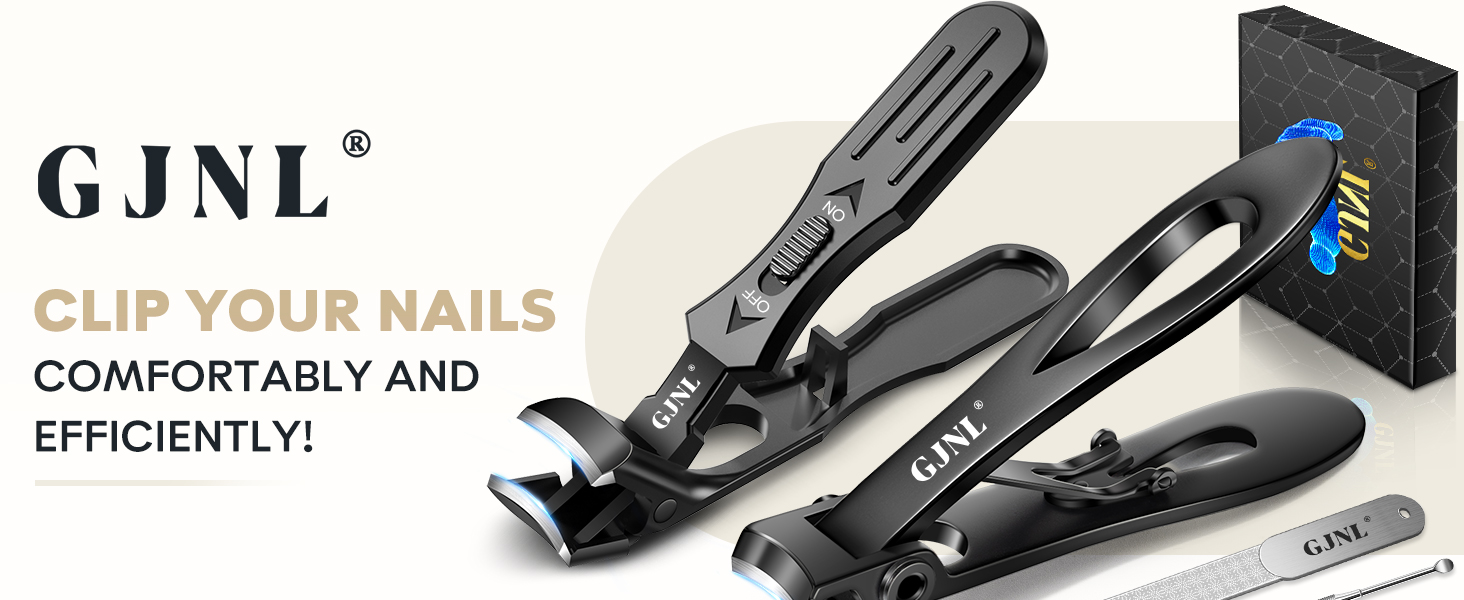 Toenail Clippers for Seniors Thick Toenails, Angled Head Large Toe Nail Clippers for Men, Ultra Wide Jaw Opening Nail Clippers Set, Sharp Heavy Duty Precision Stainless Steel Nail Cutte