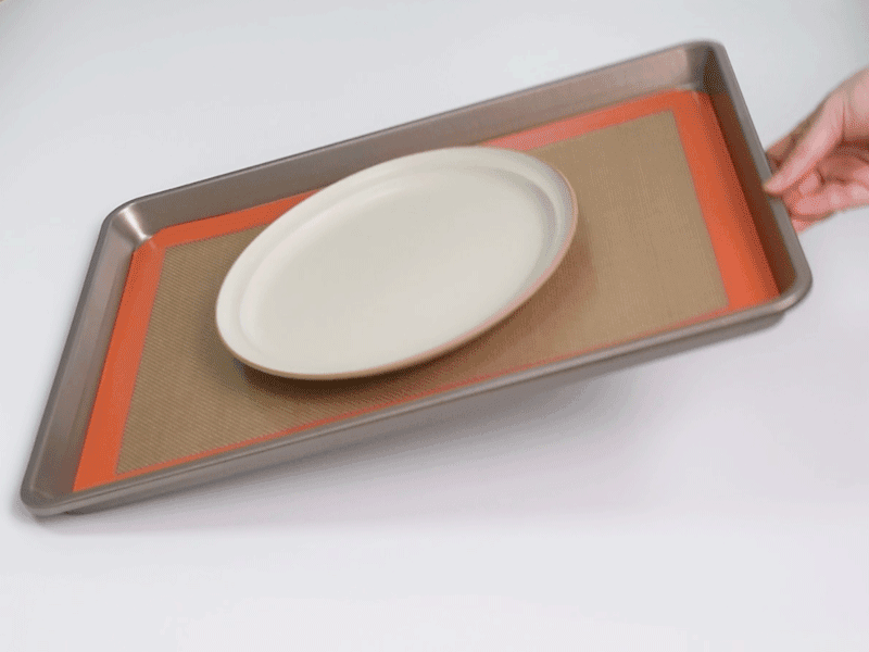 Silicone Baking Mats - Best German Silicone, Non Slip Baking Sheet, Non Stick Reusable Silicone Mats For Baking, Food Grade Oven Liner, Counter Mat, Set of 6