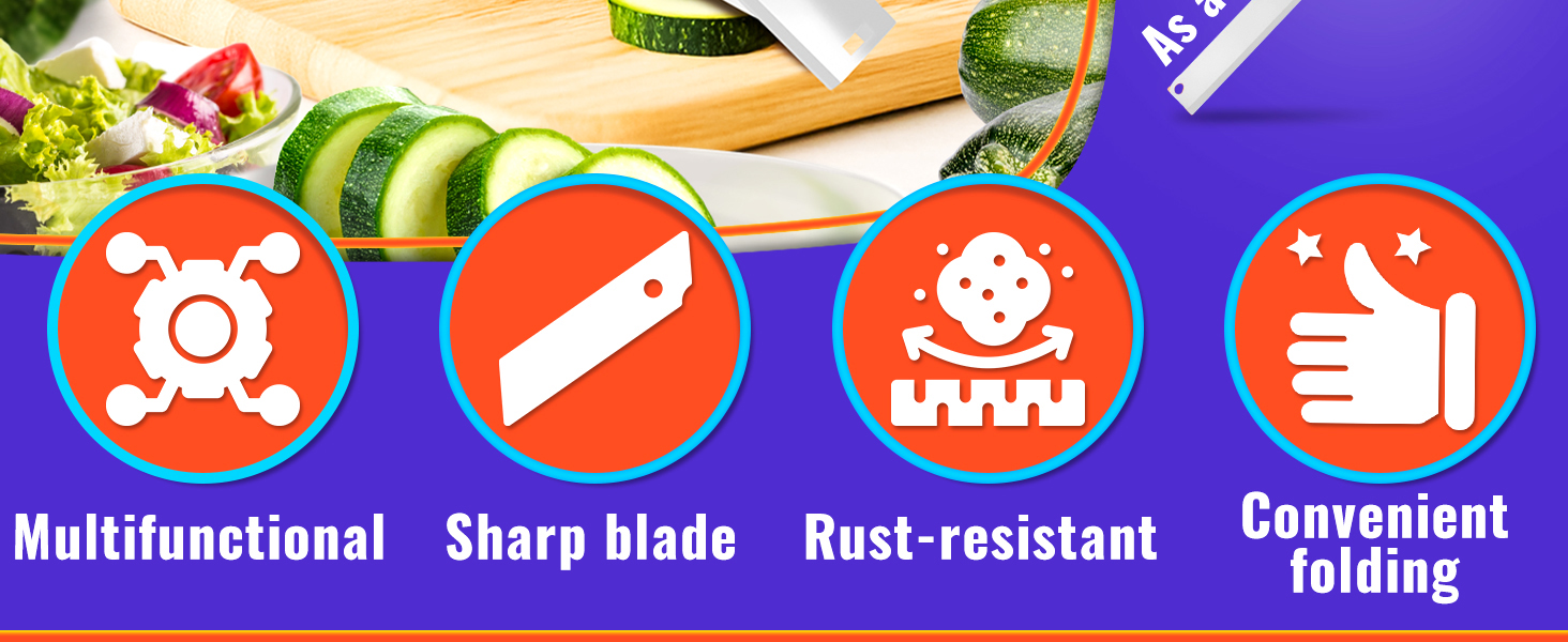 2 in 1 Kitchen Scissors for Food – Stainless Steel Blade & Plastic Cutting Board Scissors with Safety Lock | 9.5