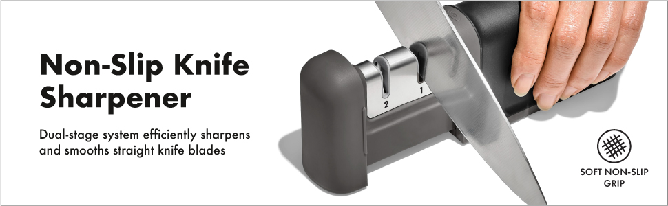OXO Good Grips Non-Slip Knife Sharpener