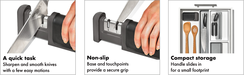 OXO Good Grips Non-Slip Knife Sharpener