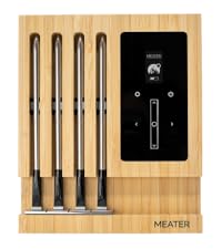 MEATER Pro: Smart Bluetooth Wireless Meat Thermometer Digital | 1000°F Heat Resistance | Long Range | Certified Accuracy | BBQ, Oven, Grill, Smoker, Air Fryer, Deep Fryer