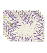 Artoid Mode Brown Poppy Floral Leaves Fall Placemats Set of 4, 12x18 Inch Seasonal Spring Table Mats for Party Kitchen Dining Decoration