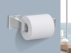 5 Piece Brushed Nickel Towel Bar Set Bathroom Hardware Set Brushed Nickel Bathroom Accessories Set with 2 Towel Hook, Stainless Steel Wall Mounted Bathroom Towel Rack Set Square 16-Inch