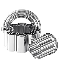ALLTOP Circle Biscuit Cutter Set –Stainless Steel Baking Supplies for Effortless Round Cookie Shaping, Pastry & Fondant Tool Creation–Precise Cut Kitchen Utensil for Sandwich, Scone, Donut -3PC Round
